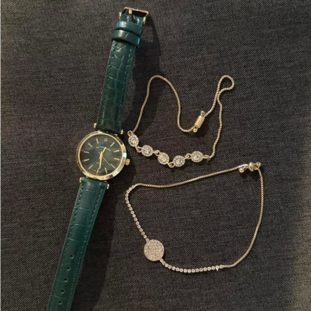 Polo by Ralph Lauren Green and Gold Watch